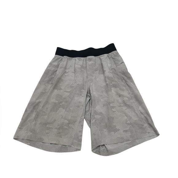 lululemon athletica Other - Lululemon Men's Athletic Shorts Patterned Gray and White Small